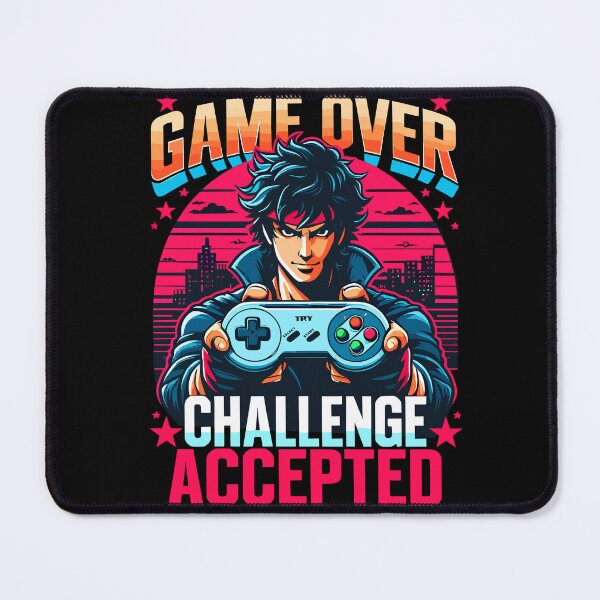 Item preview, Game Over Challenge Accepted designed and sold by Madanart.