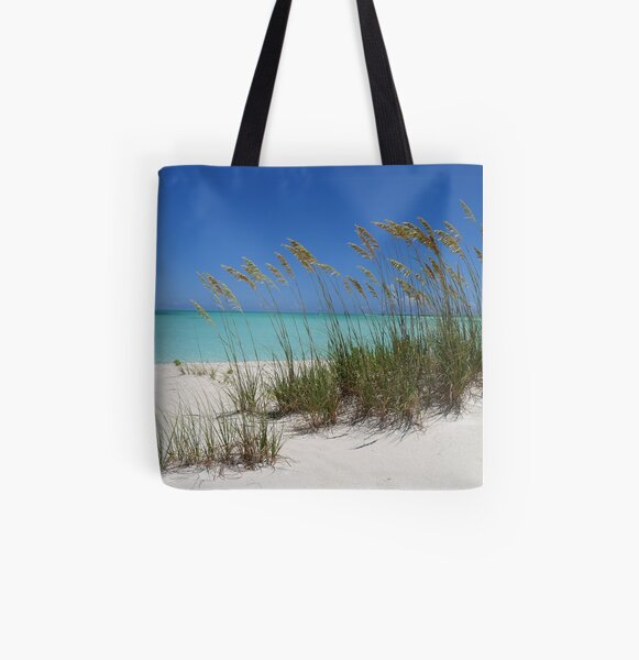 Sea Grass at Treasure Cay All Over Print Tote Bag