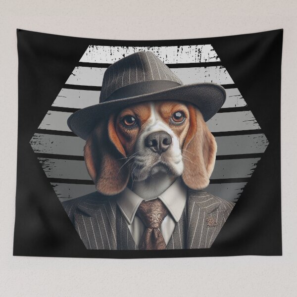 Artikelvorschau, Beagle wie ein Gangster entworfen und verkauft von arkora-pl.