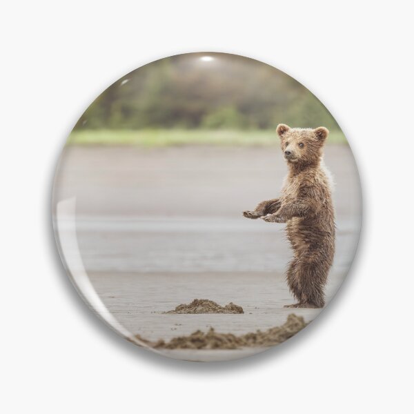 Item preview, Spring Cub Showing Off Alaska designed and sold by PhotoArt by Joan Carroll.