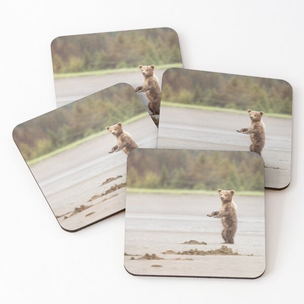 Item preview, Spring Cub Showing Off Alaska designed and sold by PhotoArt by Joan Carroll.