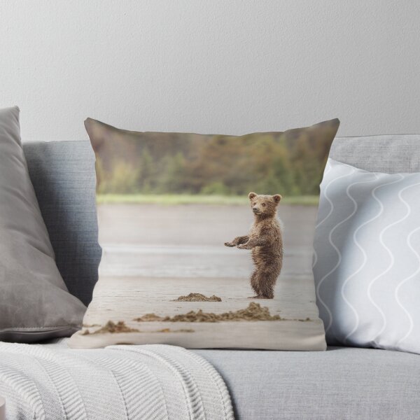 Item preview, Spring Cub Showing Off Alaska designed and sold by PhotoArt by Joan Carroll.