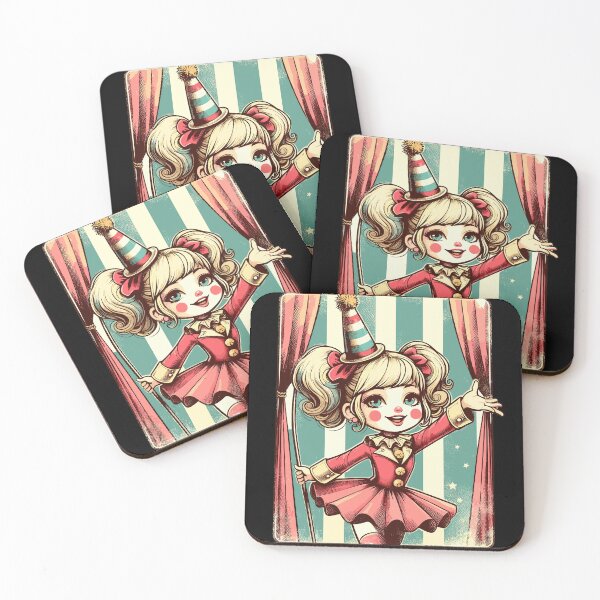 Item preview, Retro Funny Circus Girl designed and sold by TomFrontierArt.