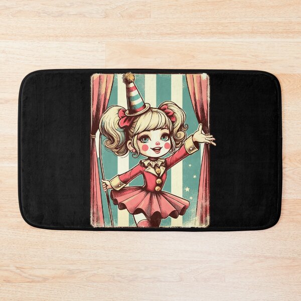 Item preview, Retro Funny Circus Girl designed and sold by TomFrontierArt.