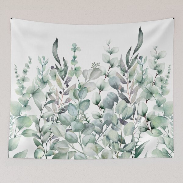 Item preview, Watercolor Green Eucalyptus Leaves  designed and sold by LeafPH.