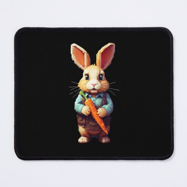 Item preview, Cute Pixel Rabbit with carrot designed and sold by HarriPaloma.