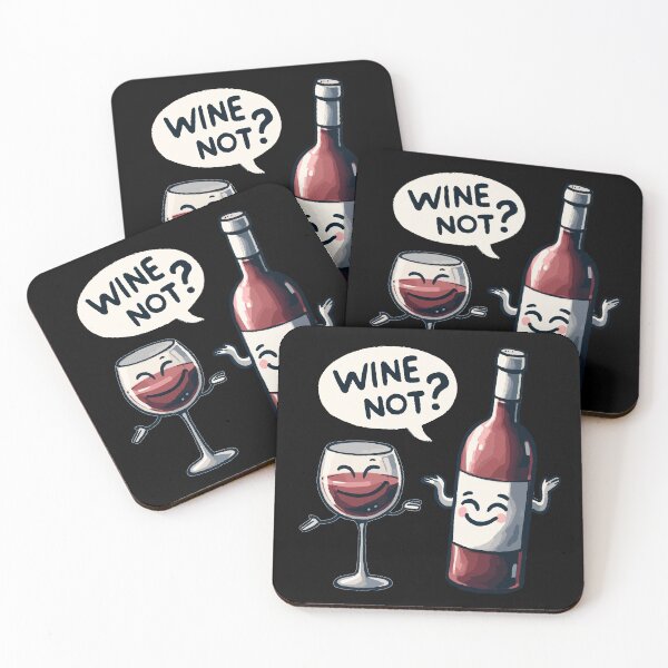 Item preview, Wine not? designed and sold by DoodleDashShop.