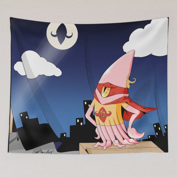 Aperçu de l'œuvre Super Squid! créée et vendue par stacylgage.