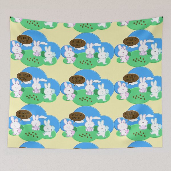 Item preview, thats not chocholate! easter bunnys designed and sold by PaintDesigns.