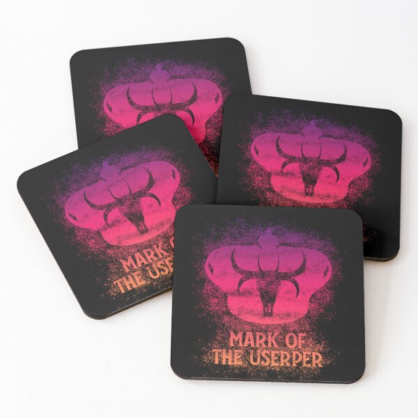 Item preview, Mark of the Usurper (crimson pattern W/Text) designed and sold by McNerdic.