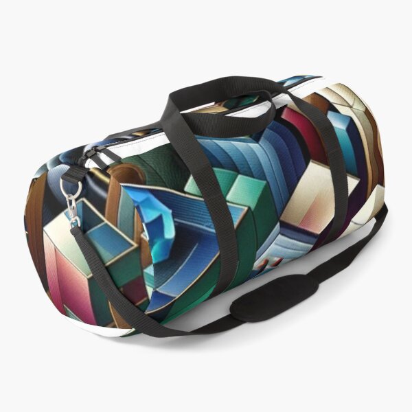 Item preview, Geometric Futuristic Colorful Jewel Cityscape Art designed and sold by mymagicstoreus.