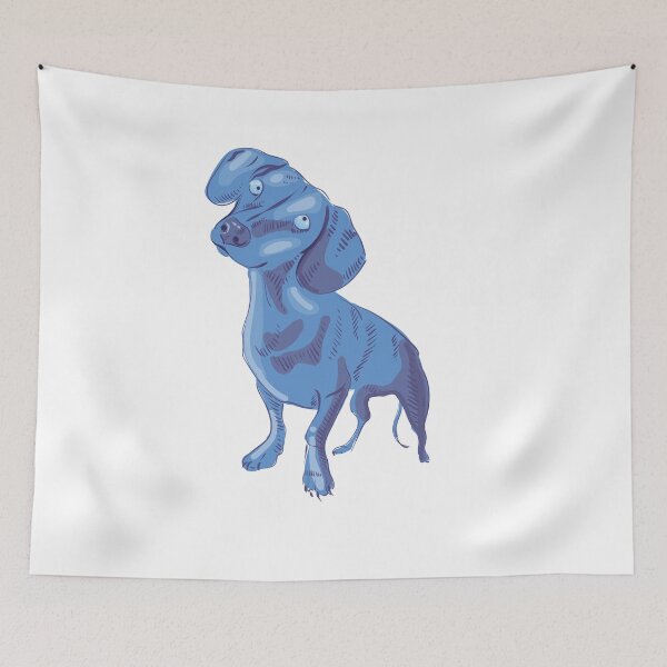 Item preview, Blue dachshund designed and sold by Deepness2023.