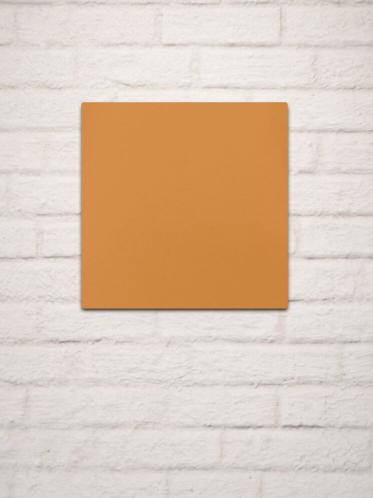 Cheap Solid Brown Bronze Color Metal Print for Sale by Discounted Solid  Colors