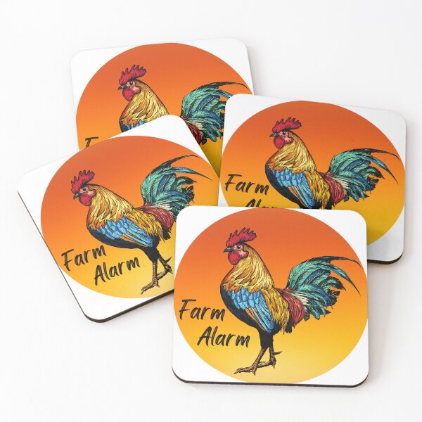 Item preview, rooster, Rooster alarm, Farm Alarm rooster, fun rooster designed and sold by Janetlousart.