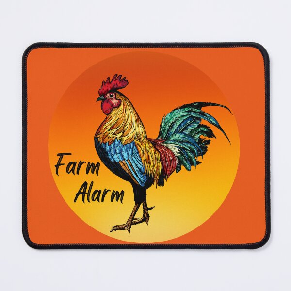 Item preview, rooster, Rooster alarm, Farm Alarm rooster, fun rooster designed and sold by Janetlousart.