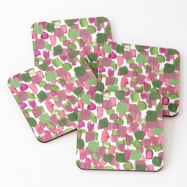 Item preview, Multi Pink and GreenAcrylic Painting - Artsy Vibes designed and sold by LittleHCreative.