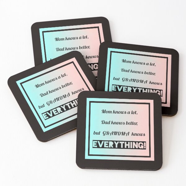 Item preview, Grandmother's Day, Grandma knows EVERYTHING designed and sold by G-Jo.