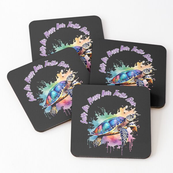 Item preview, Salty Air, Messy Hair, Turtle Flair- Colorful Explosion designed and sold by DarlingsTees.
