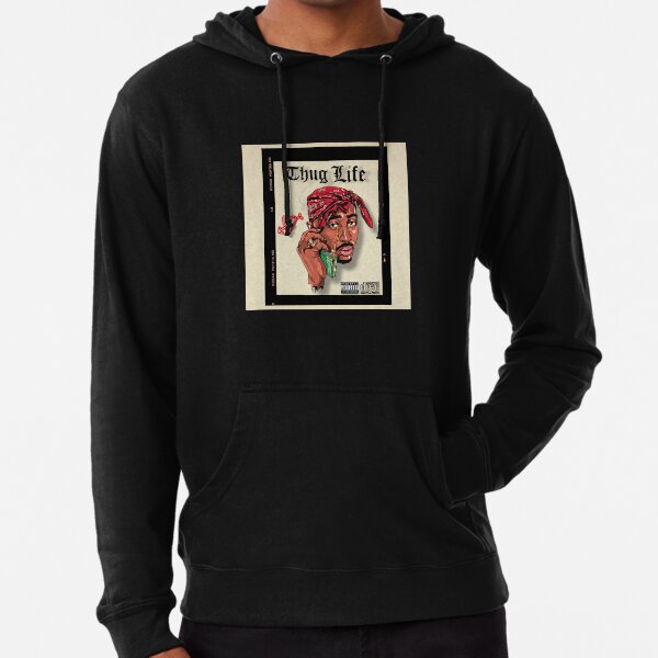 Sudadera con capucha de rapero Tupac 2pac Hip Hop para hombre y mujer,  suéter de gran tamaño, ropa de calle negra, sudadera Vintage para hombre