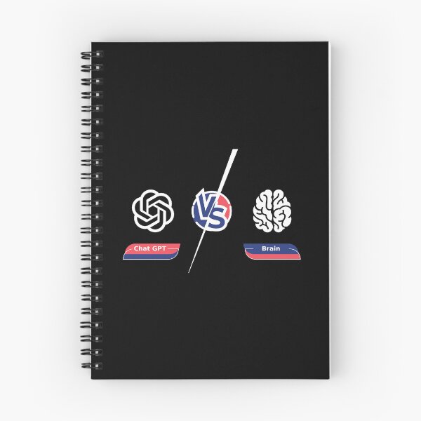 Item preview, chat gpt vs brain designed and sold by yourgeekside.