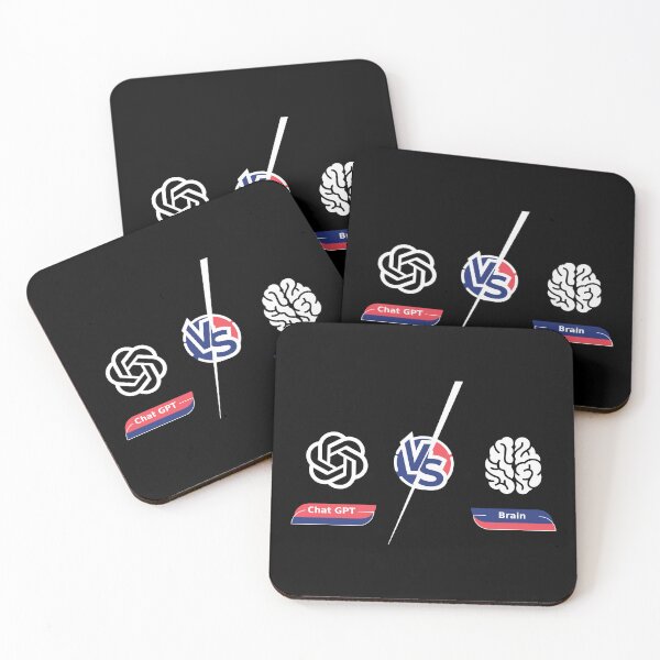 Item preview, chat gpt vs brain designed and sold by yourgeekside.