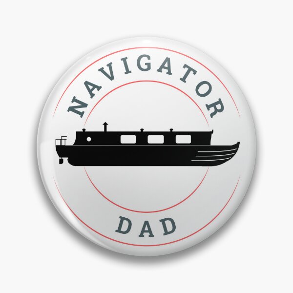 Item preview, Navigator Dad (blk-red) designed and sold by canal-arts.