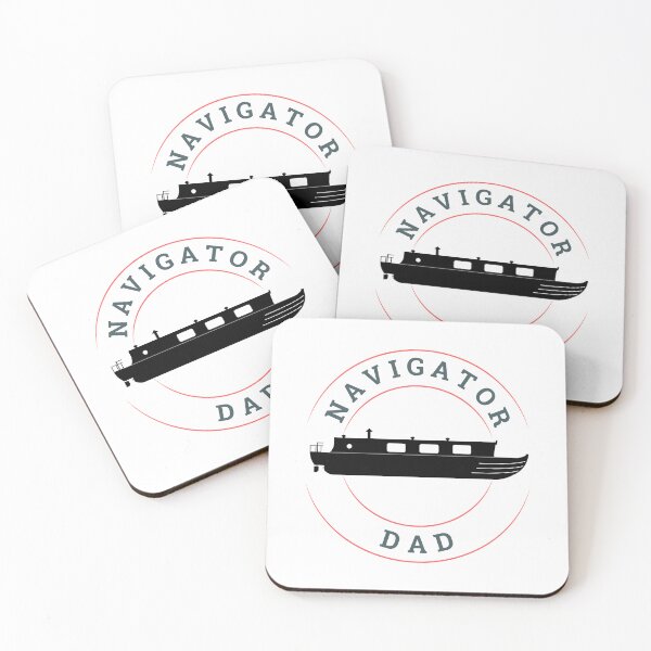 Item preview, Navigator Dad (blk-red) designed and sold by canal-arts.