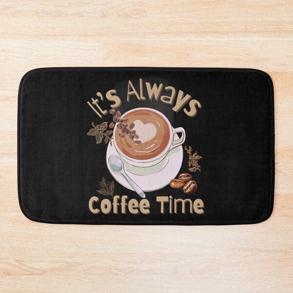 Artikelvorschau, Es ist immer Kaffeezeit, farbenfrohes Design entworfen und verkauft von EarthArtDesigns.