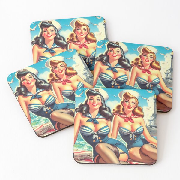 Item preview, Vintage Sailor Girls designed and sold by PulpVintage.
