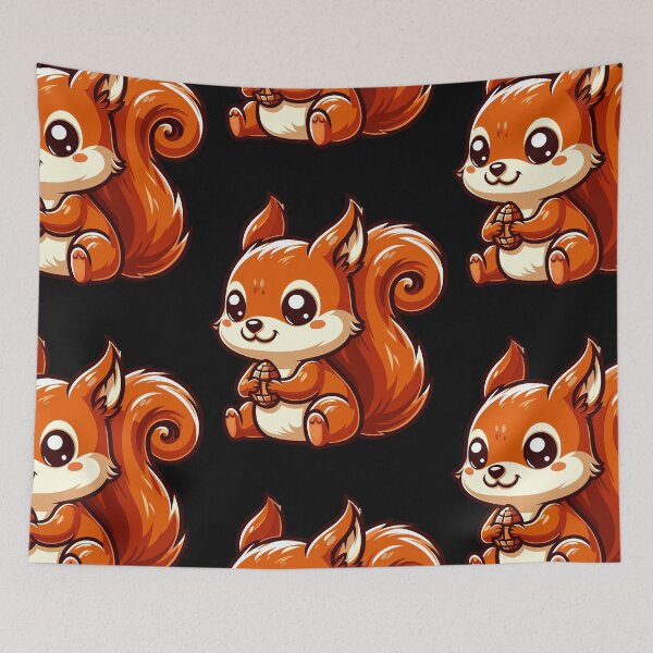 Item preview, Energetic Squirrel Leap designed and sold by ArtfulWeave.