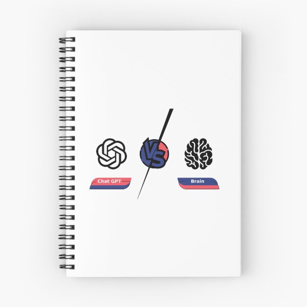 Item preview, chat gpt vs brain designed and sold by yourgeekside.