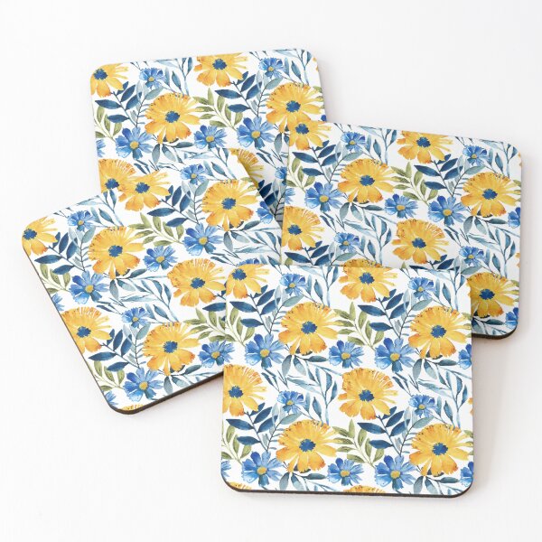 Item preview, Flowery watercolor pattern designed and sold by EMMonovi.