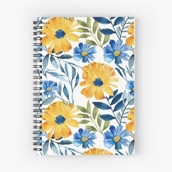 Item preview, Flowery watercolor pattern designed and sold by EMMonovi.