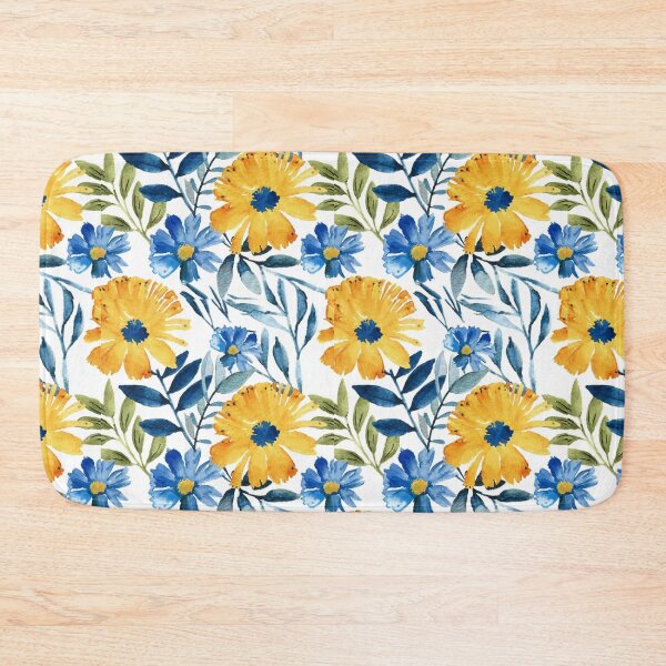 Item preview, Flowery watercolor pattern designed and sold by EMMonovi.