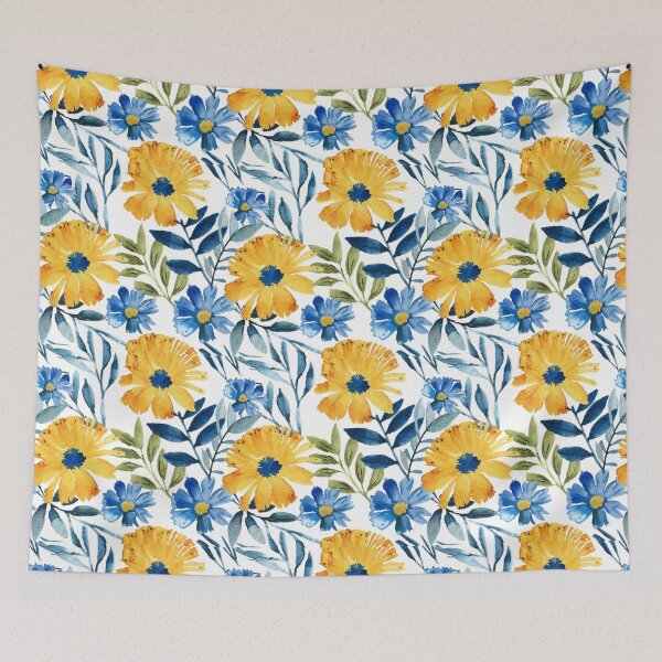 Item preview, Flowery watercolor pattern designed and sold by EMMonovi.