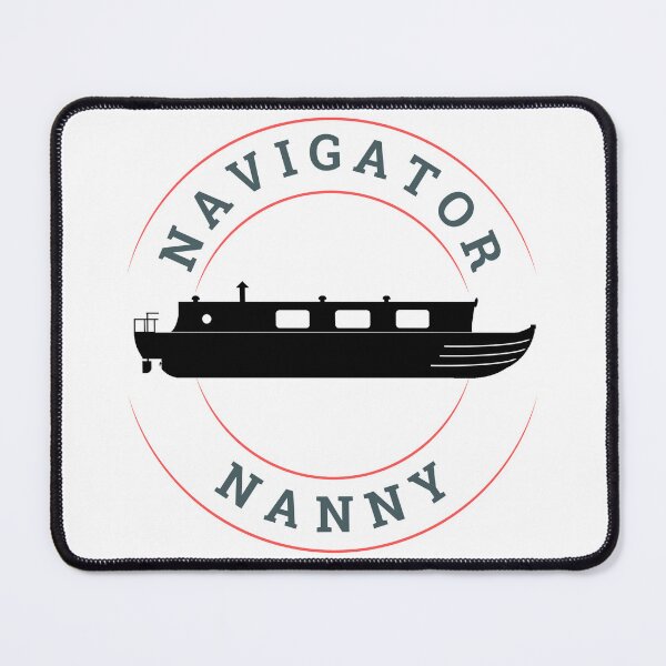 Item preview, Navigator Nanny (blk-red) designed and sold by canal-arts.