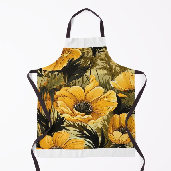 Item preview, Marigold Tile 17: Sun-Kissed Ruffles in a Field of Golden Fire Leafy Thrones designed and sold by TheBrainArt.