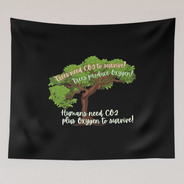 Item preview, Trees need CO2 to survive! designed and sold by Kid Wits Ink  "Wise enough to leave a lasting impression!".
