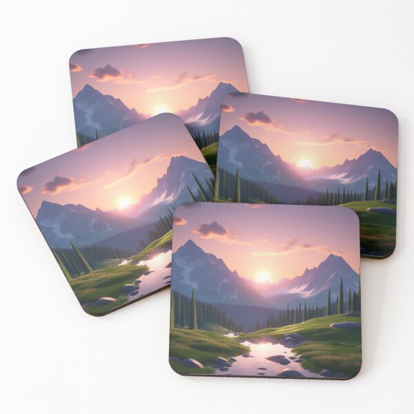 Item preview, Sunlit Mountains 2 designed and sold by PanoramicVistas.