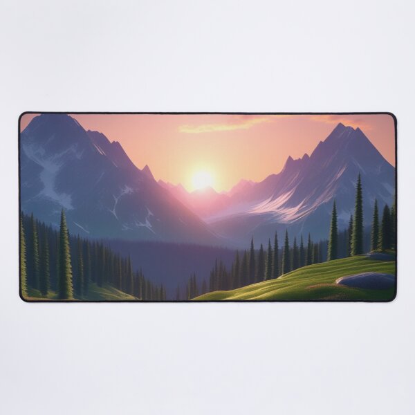 Item preview, Sunlit Mountains 2 designed and sold by PanoramicVistas.