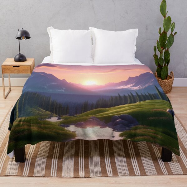 Item preview, Sunlit Mountains 2 designed and sold by PanoramicVistas.