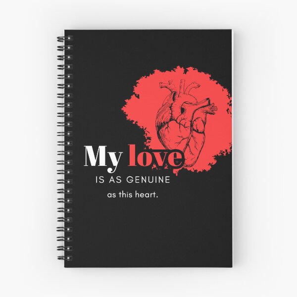 Item preview, My love is as genuine as this heart designed and sold by FashCode.