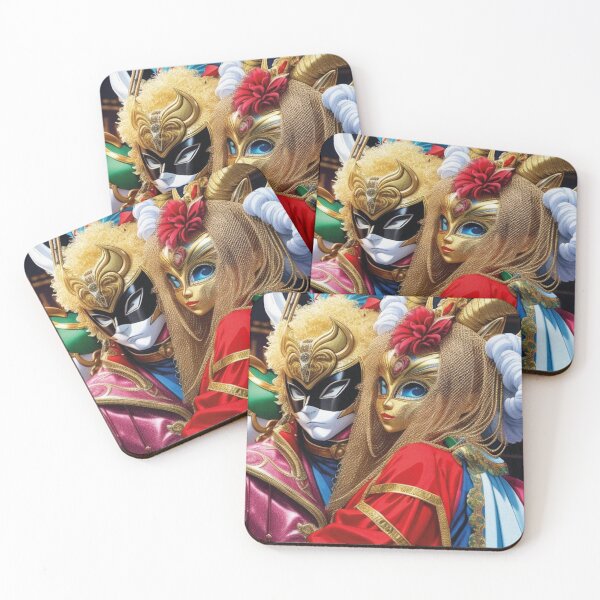 Item preview, Colorful carnival masks designed and sold by paolboa.
