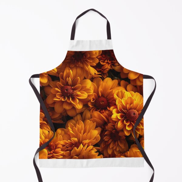 Item preview, Marigold Tile 19: Sun-Kissed Ruffles in a Field of Golden Fire Leafy Thrones designed and sold by TheBrainArt.