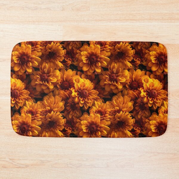 Item preview, Marigold Tile 19: Sun-Kissed Ruffles in a Field of Golden Fire Leafy Thrones designed and sold by TheBrainArt.