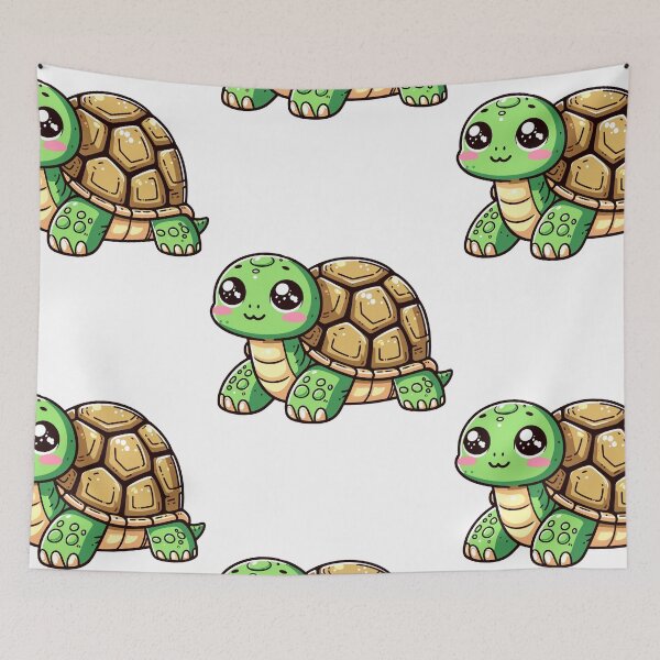 Item preview, Playful Turtle Cartoon designed and sold by ArtfulWeave.
