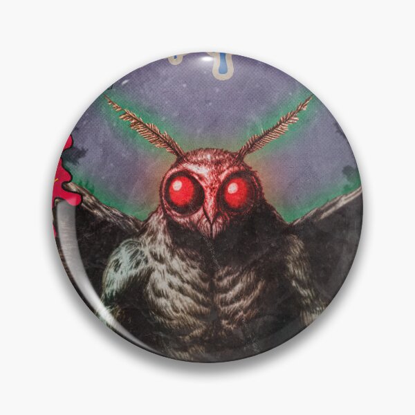 Item preview, Night of the Moth-man, retro horror designed and sold by Silurostudio.