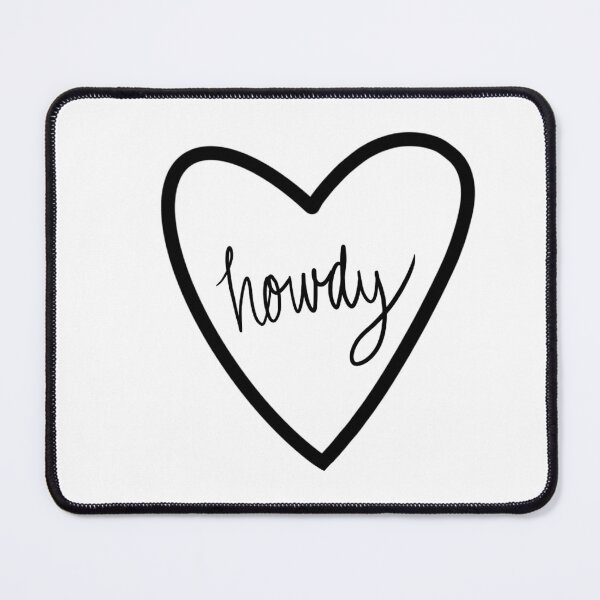 Item preview, Howdy in a Heart designed and sold by rodgdesign.