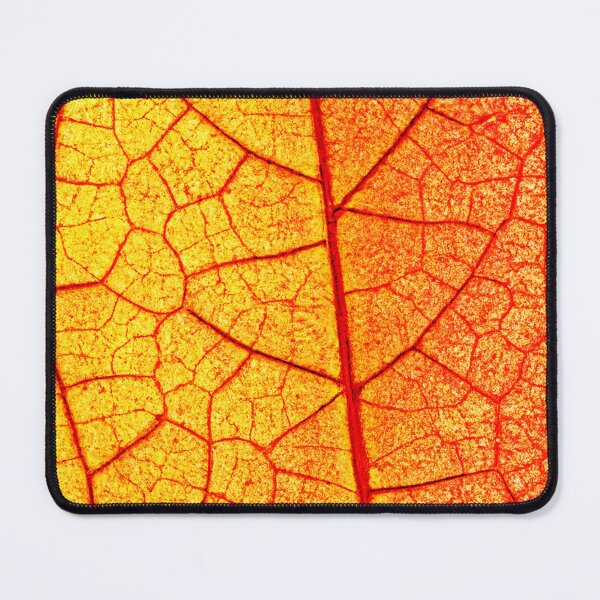 Item preview, Vibrant Orange Leaf Pattern designed and sold by Health And Fitness Posts e-Store.