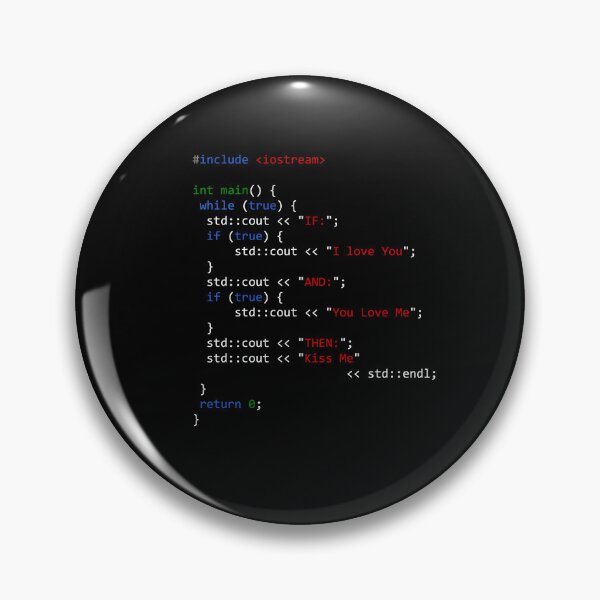 Item preview, Love Loop A C++ Programmer's I Love YOU Valentines Funny Gifts designed and sold by EXON-Publishing.